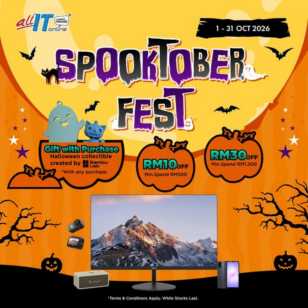 ALL-IT-Hypermarket-Spooktober-Fest-Technology-Sale 1-31 October 2026: ALL IT Hypermarket: Spooktober Fest Technology Sale with Deals from RM59, Available Online