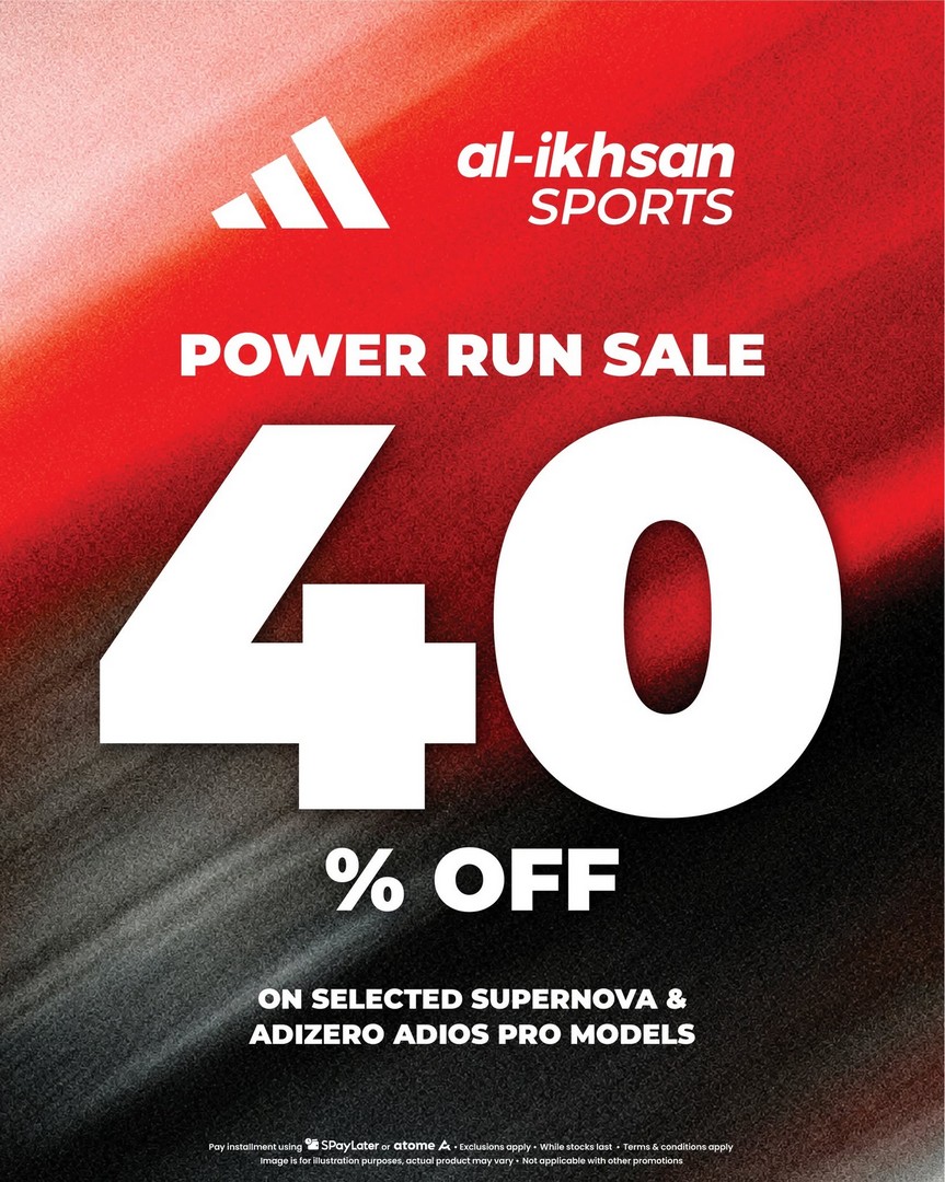 Al-Ikhsan-Sports-adidas-Supernova-Adios-Series-40-Off-Sale 7 October 2026 onwards: Al-Ikhsan Sports: adidas Supernova & Adios Series 40% Off Sale for Runners and Active Lifestyles
