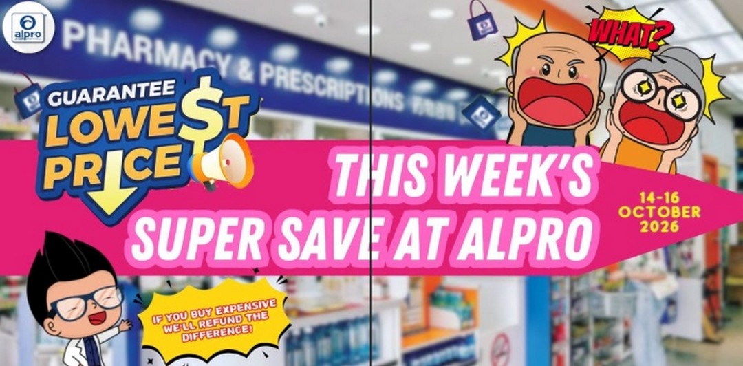 Alpro-Pharmacy-Health-Beauty-and-Nutrition-Promotion 14-16 October 2026: Alpro Pharmacy: Health, Beauty and Nutrition Promotion with Price Match Guarantee on Daily Essentials and Supplements