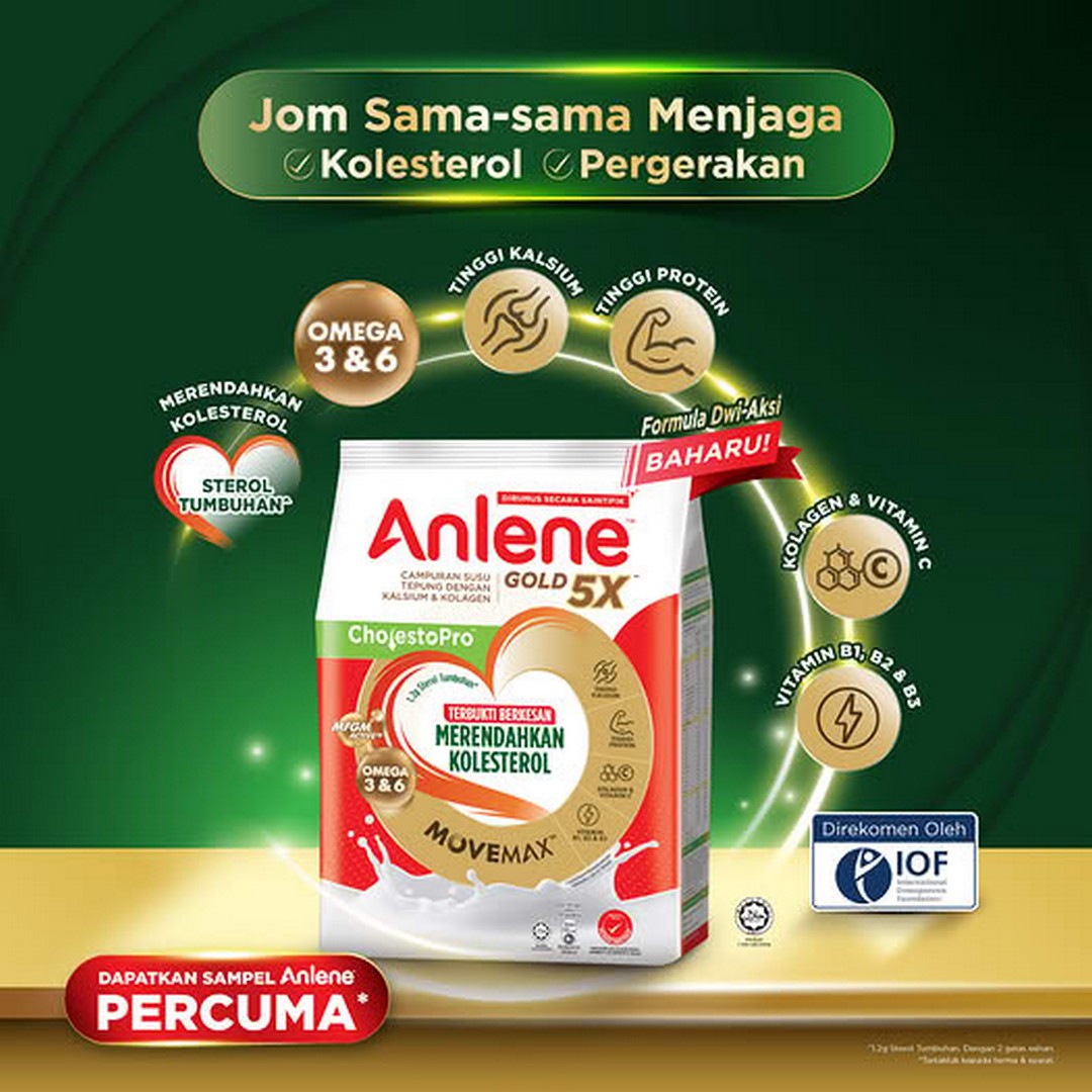 Anlene-Malaysia-Anlene-CholestoPro-Promotion-–-Support-Movement 5 October 2026 onwards: Anlene Malaysia: Anlene CholestoPro Promotion – Support Movement and Cholesterol Care with Calcium, Vitamin D, Protein and More