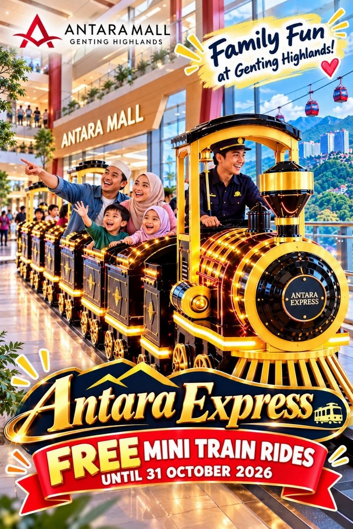 Antara-Mall-Launches-Antara-Express-Mini-Train-with-FREE-Trial-Rides-1 Now till 31 October 2026: Antara Mall Launches Antara Express Mini Train with FREE Trial Rides at AK Antara Signature Mall, Genting Highlands