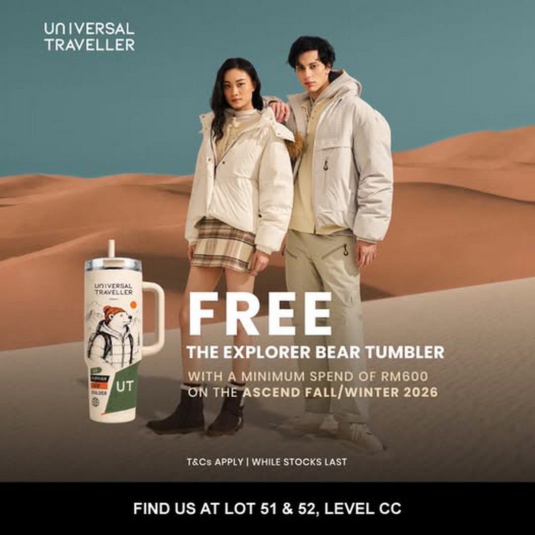 Ascend-Free-The-Explorer-Bear-Tumbler-with-RM600-Spend 12 October–1 November 2026: Ascend: Free The Explorer Bear Tumbler with RM600 Spend on the Fall/Winter 2026 Collection at Paradigm Mall Petaling Jaya