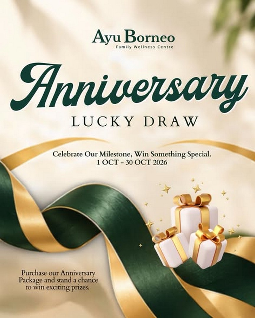Ayu-Borneo-Anniversary-Promotion-with-Shanghai-Disneyland 1–30 October 2026: Ayu Borneo: Anniversary Promotion with Shanghai Disneyland Trip, DJI Osmo Pocket 4 & Massage Prizes