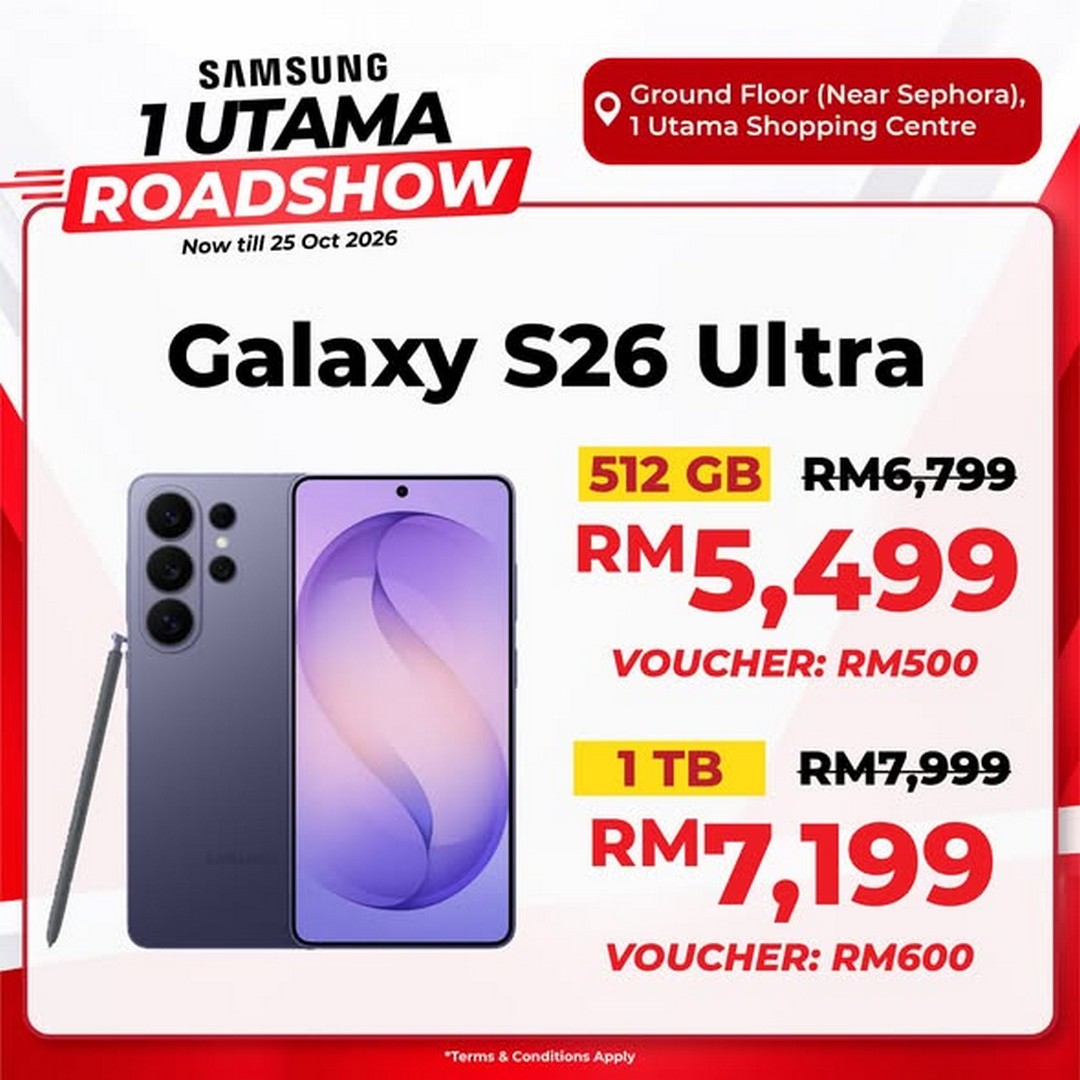 BEST-DENKI-Malaysia-Samsung-1-Utama-Roadshow-Promotion-2 Now Till 25 October 2026: BEST DENKI Malaysia Samsung 1 Utama Roadshow Promotion – 0% Interest Instalments for Up to 60 Months and 2X UPoints for ONECARD Members