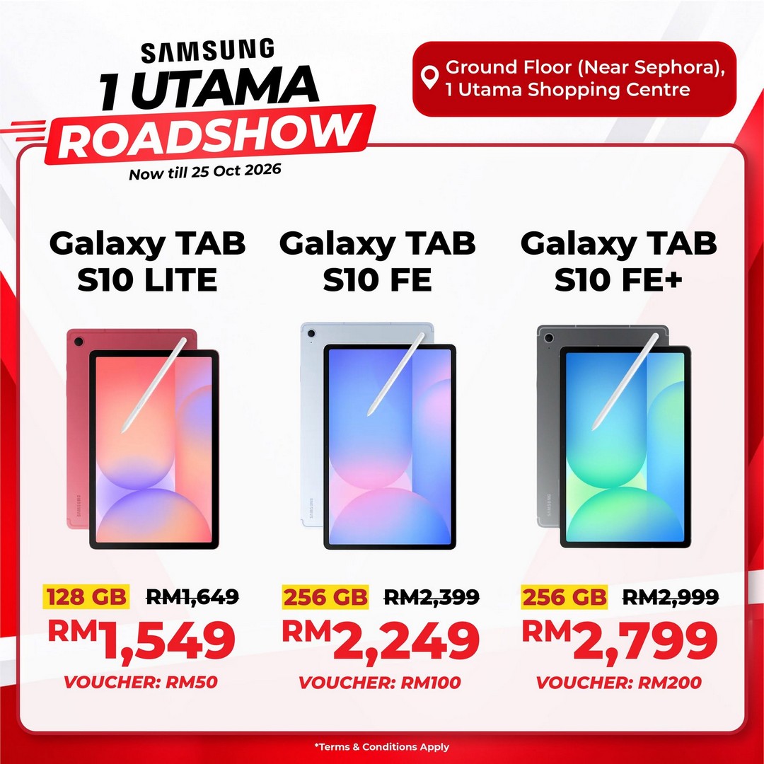 BEST-DENKI-Malaysia-Samsung-1-Utama-Roadshow-Promotion-4 Now Till 25 October 2026: BEST DENKI Malaysia Samsung 1 Utama Roadshow Promotion – 0% Interest Instalments for Up to 60 Months and 2X UPoints for ONECARD Members