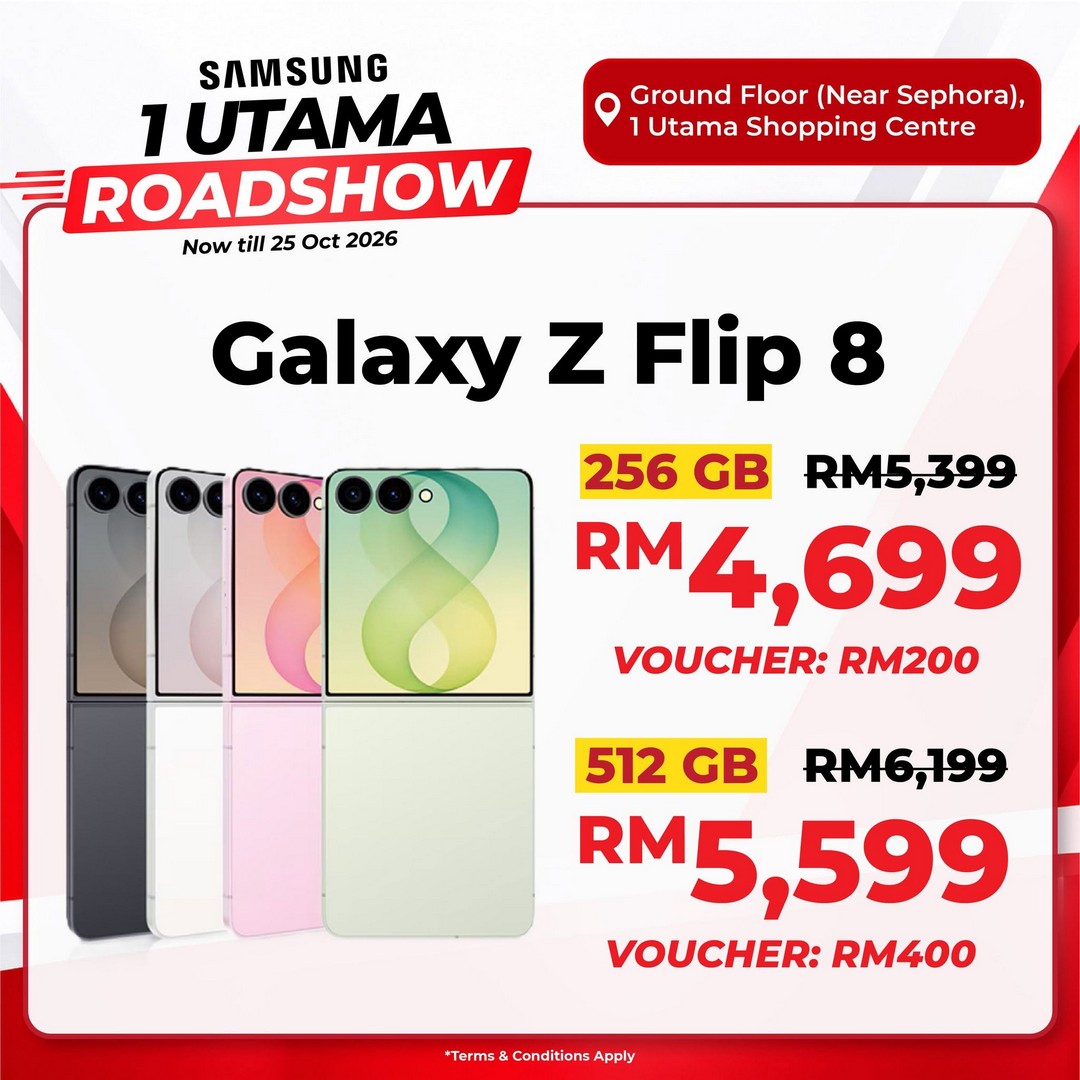 BEST-DENKI-Malaysia-Samsung-1-Utama-Roadshow-Promotion-5 Now Till 25 October 2026: BEST DENKI Malaysia Samsung 1 Utama Roadshow Promotion – 0% Interest Instalments for Up to 60 Months and 2X UPoints for ONECARD Members