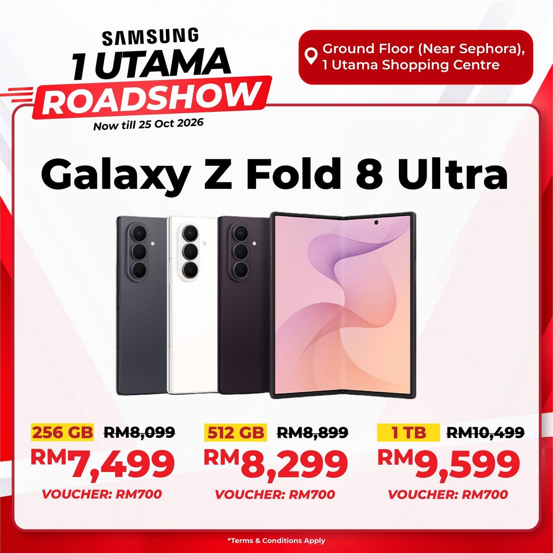 BEST-DENKI-Malaysia-Samsung-1-Utama-Roadshow-Promotion-6 Now Till 25 October 2026: BEST DENKI Malaysia Samsung 1 Utama Roadshow Promotion – 0% Interest Instalments for Up to 60 Months and 2X UPoints for ONECARD Members