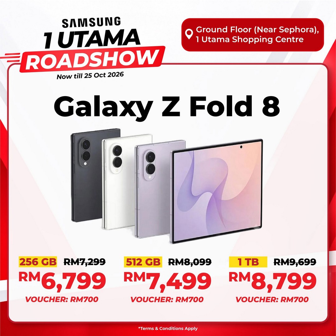 BEST-DENKI-Malaysia-Samsung-1-Utama-Roadshow-Promotion-8 Now Till 25 October 2026: BEST DENKI Malaysia Samsung 1 Utama Roadshow Promotion – 0% Interest Instalments for Up to 60 Months and 2X UPoints for ONECARD Members