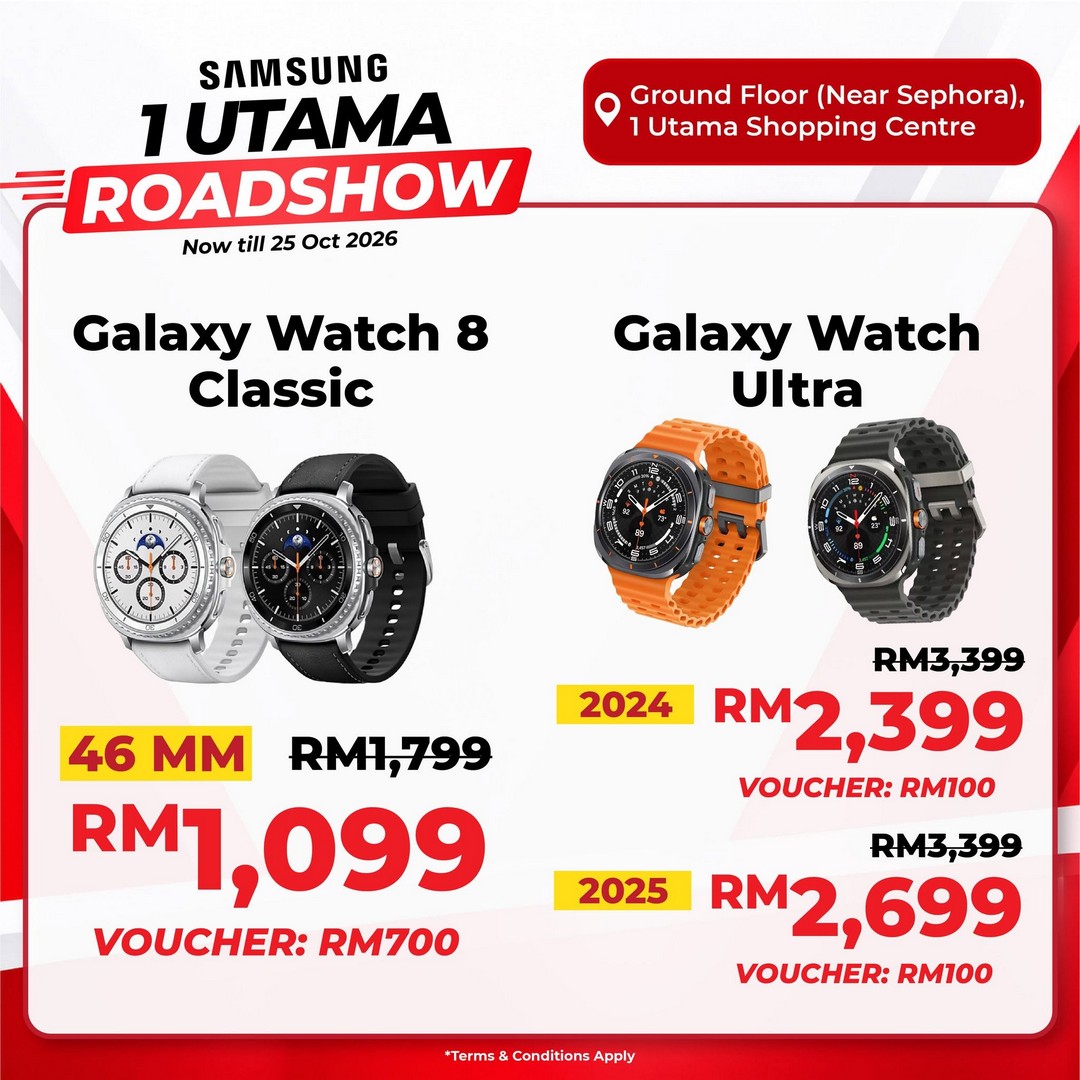 BEST-DENKI-Malaysia-Samsung-1-Utama-Roadshow-Promotion-9 Now Till 25 October 2026: BEST DENKI Malaysia Samsung 1 Utama Roadshow Promotion – 0% Interest Instalments for Up to 60 Months and 2X UPoints for ONECARD Members
