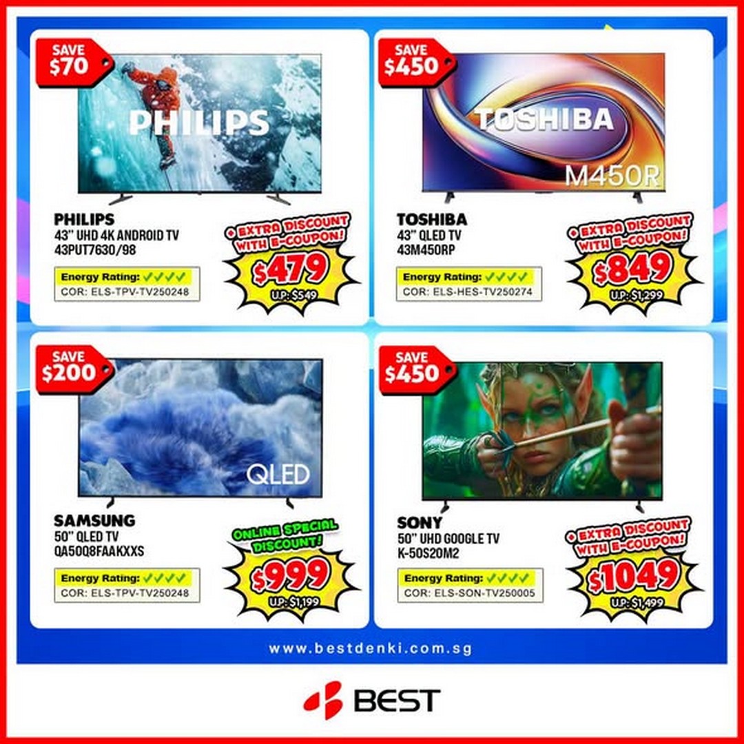 BEST-Denki-Singapore-10.10-Online-Exclusive-TV-and-Audio-Promotion-1 10 October 2026: BEST Denki Singapore: 10.10 Online Exclusive TV and Audio Promotion – Get Up to $350 Off with Code TVSS and Free Delivery on Orders $200 and Above