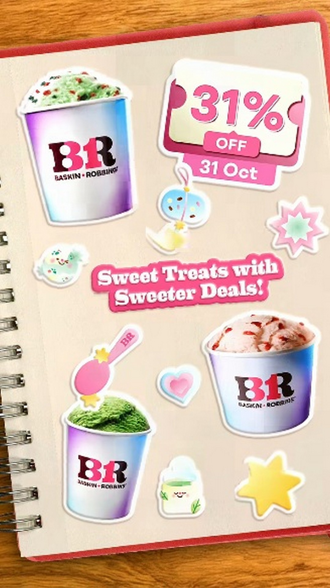 Baskin-Robbins-31-OFF-Ice-Cream-Promotion 31 October 2026: Baskin-Robbins 31% OFF Ice Cream Promotion – Enjoy 31Day Handpacked Ice Cream Deals Across Malaysia