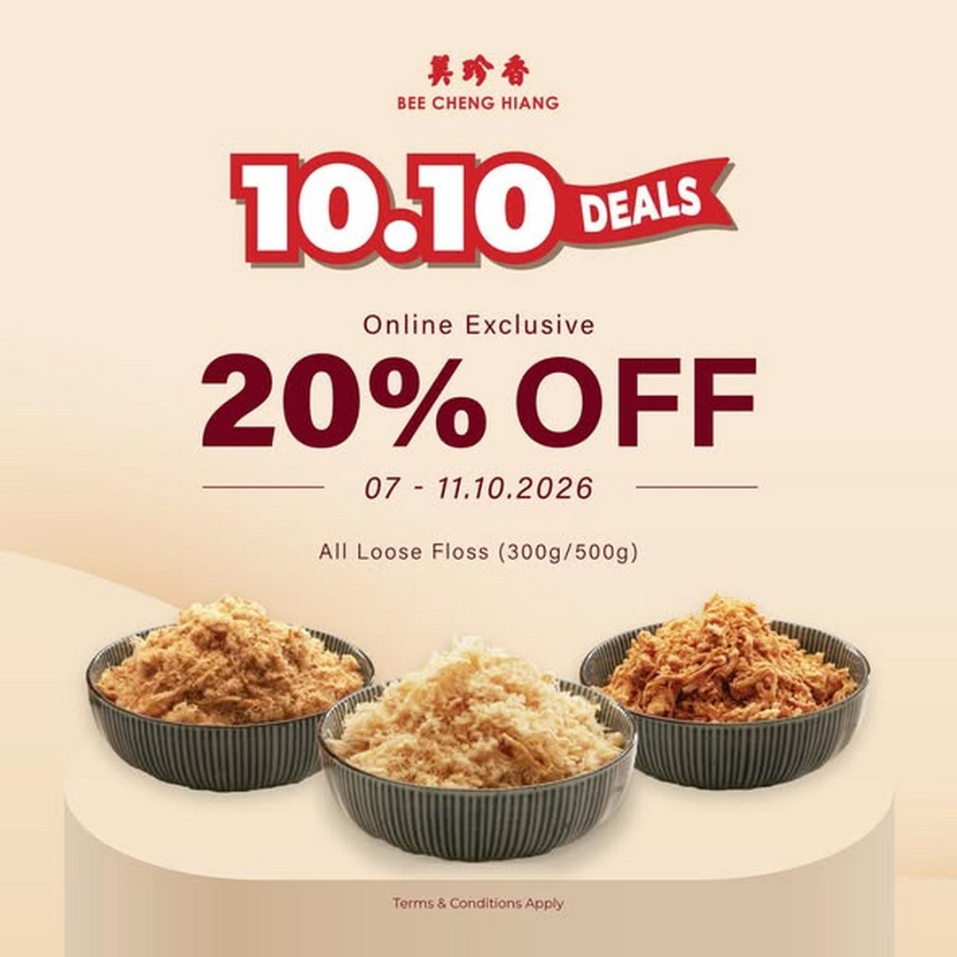Bee-Cheng-Hiang-Malaysia-10.10-Online-Exclusive-Promotion-1 7-11 October 2026: Bee Cheng Hiang Malaysia: 10.10 Online Exclusive Promotion with 20% Off Selected Gourmet Products, Meat Floss and Jerky, Plus Sausages at RM10