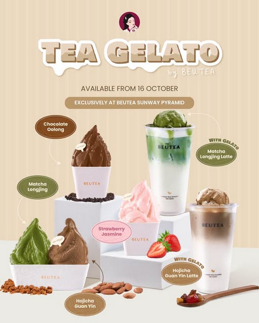Beutea-Malaysia-Tea-Gelato-Launch-Promotion-with-Free-Unlimited 16 October-15 November 2026: Beutea Malaysia: Tea Gelato Launch Promotion with Free Unlimited Toppings at Sunway Pyramid