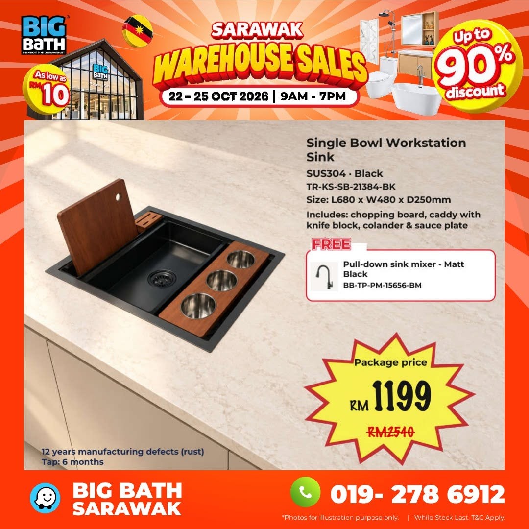 BigBath-Sarawak-Warehouse-Sale-–-Up-to-90-OFF-Bathroom-13 22–25 October 2026: BigBath Sarawak Warehouse Sale – Up to 90% OFF Bathroom, Kitchen and Home Appliances in Kuching