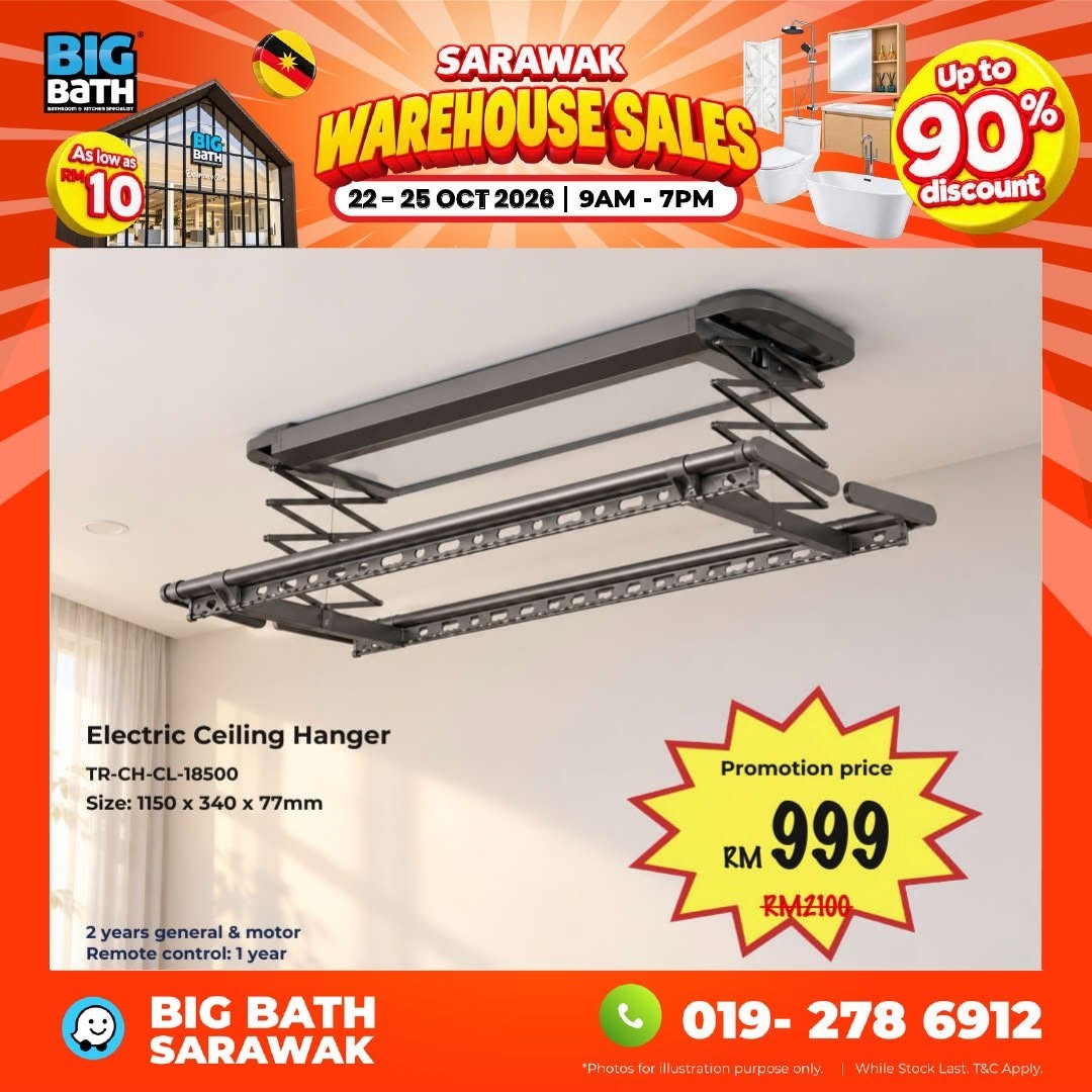 BigBath-Sarawak-Warehouse-Sale-–-Up-to-90-OFF-Bathroom-24 22–25 October 2026: BigBath Sarawak Warehouse Sale – Up to 90% OFF Bathroom, Kitchen and Home Appliances in Kuching