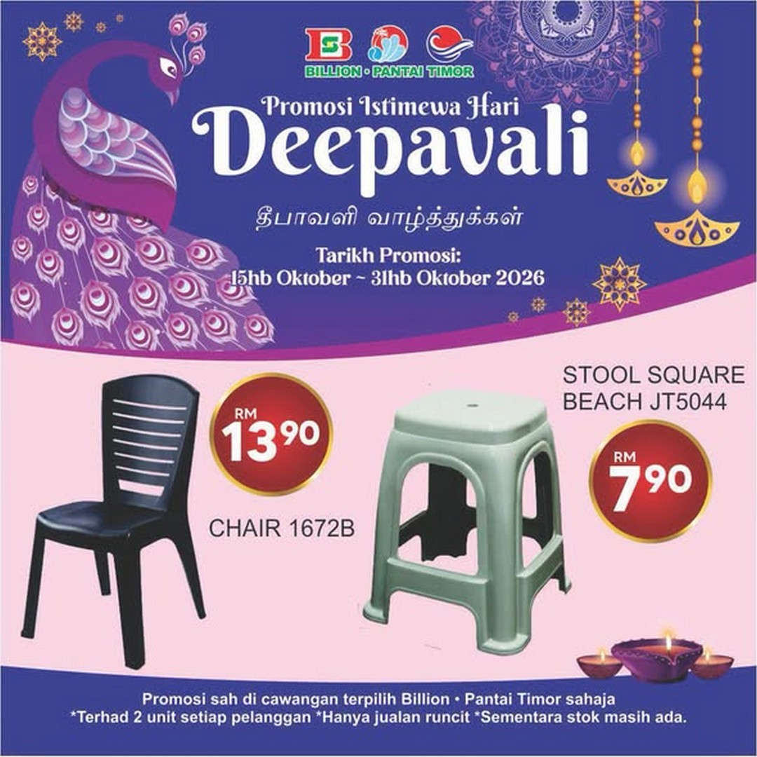 Billion-Group-Malaysia-Affordable-Banquet-Table-Promotion-2 15-31 October 2026: Billion Group Malaysia: Affordable Banquet Table Promotion at Only RM61.90 for Everyday Dining and Deepavali Celebrations