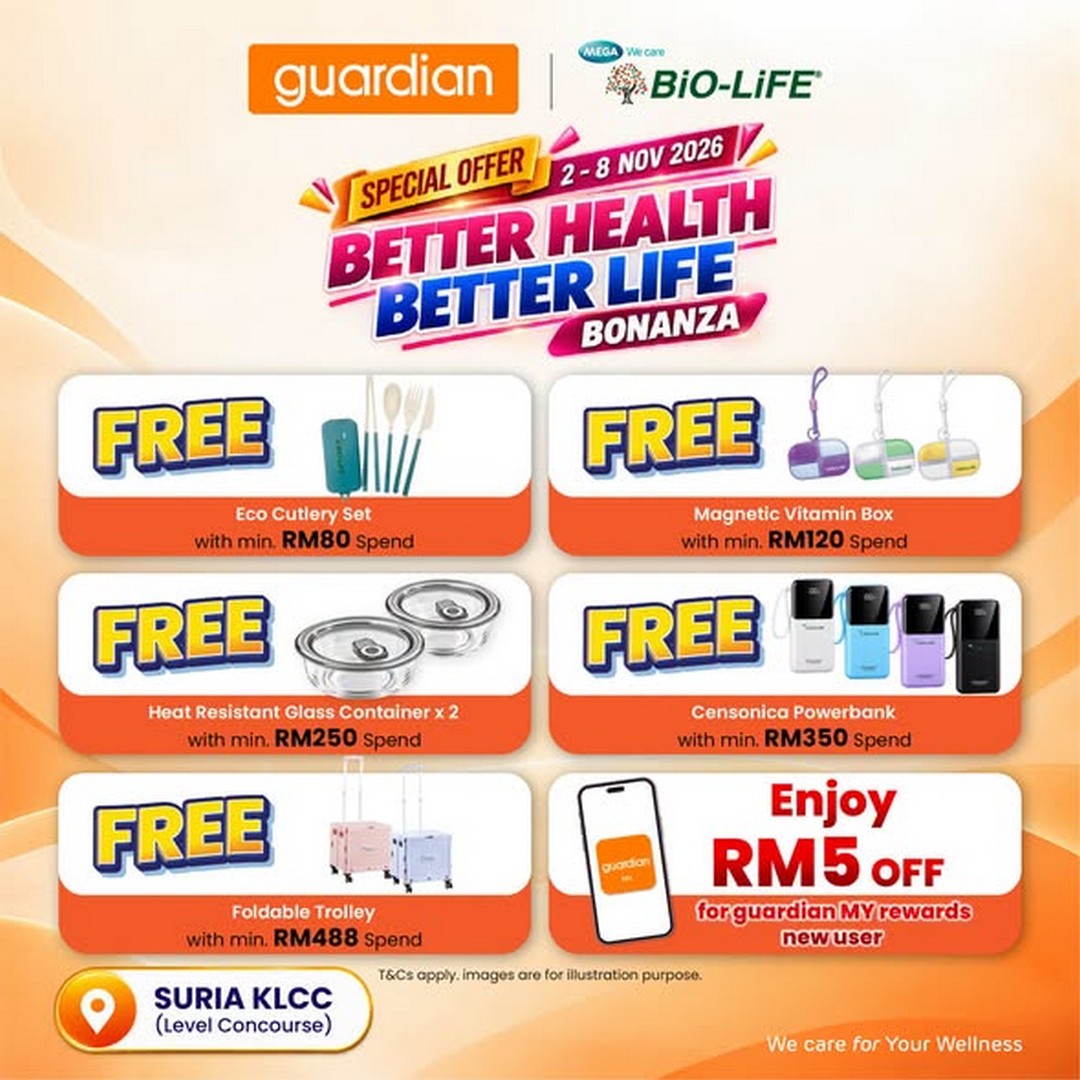 Bio-Life-Malaysia-Better-Health-Better-Life-Bonanza-Promotion-1 2–8 November 2026: Bio-Life Malaysia Better Health, Better Life Bonanza Promotion at Suria KLCC – Free Health Tests, Exclusive Shopping Gifts, Fun Games & Kids Activities