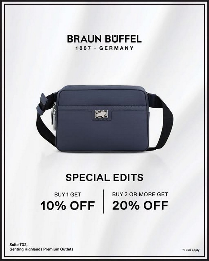 Braun-Buffel-Special-Sale-at-Genting-Highlands-Premium-Outlets 1-31 October 2026: Braun Büffel Special Sale at Genting Highlands Premium Outlets – Enjoy Up to an Additional 20% Savings on Selected Items