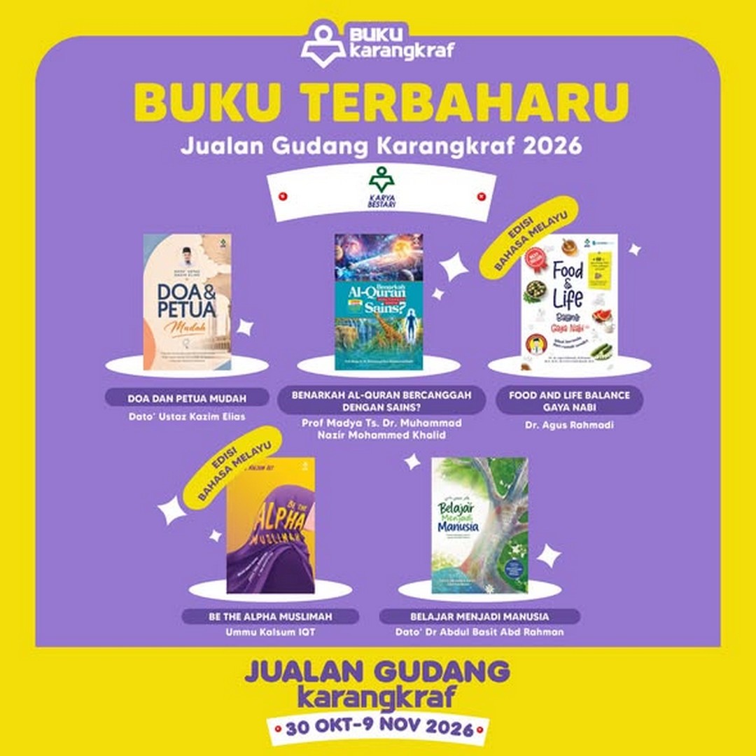 Buku-Karangkraf-Warehouse-Sale-2026-Special-Discounts-3 30 October-9 November 2026: Buku Karangkraf Warehouse Sale 2026, Special Discounts on New Books & Al-Quran at Shah Alam from 9am to 7pm