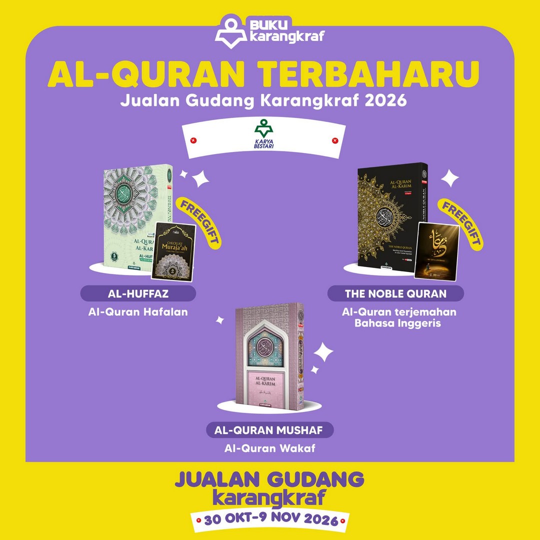 Buku-Karangkraf-Warehouse-Sale-2026-Special-Discounts-4 30 October-9 November 2026: Buku Karangkraf Warehouse Sale 2026, Special Discounts on New Books & Al-Quran at Shah Alam from 9am to 7pm