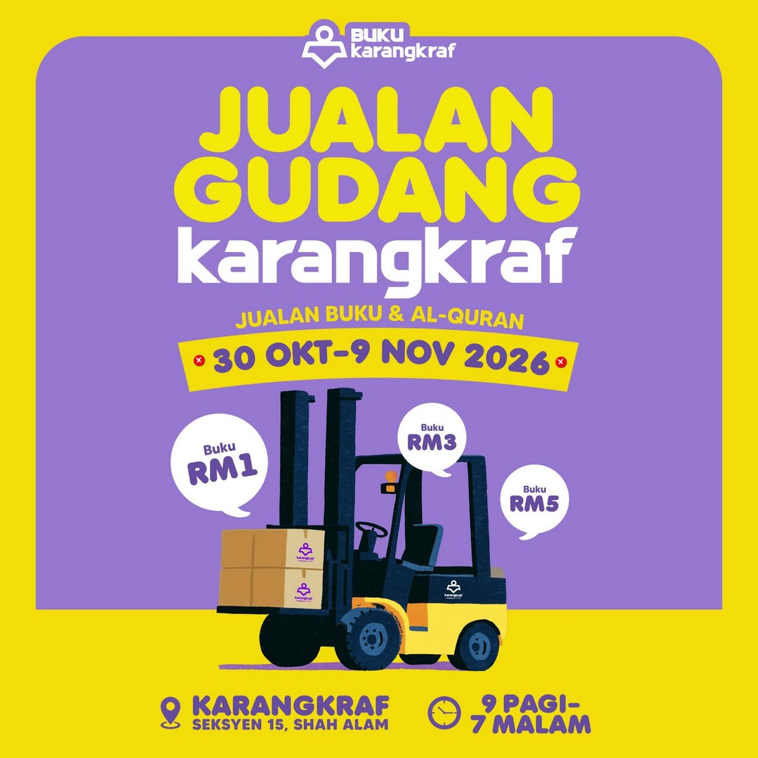 Buku-Karangkraf-Warehouse-Sale-2026-Special-Discounts-8 30 October-9 November 2026: Buku Karangkraf Warehouse Sale 2026, Special Discounts on New Books & Al-Quran at Shah Alam from 9am to 7pm