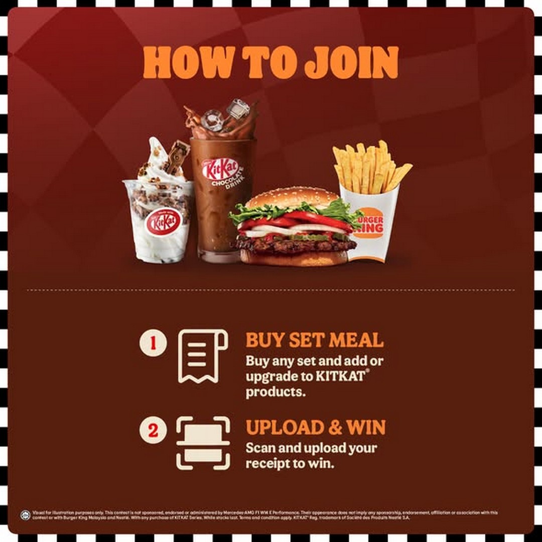 Burger-King-Malaysia-KITKAT-Series-Racing-Car-Building-Set-Promotion-1 1-31 October 2026: Burger King Malaysia: KITKAT Series Racing Car Building Set Promotion – Stand a Chance to Win an RM999 Racing Car Building Set and RM100 BK Vouchers
