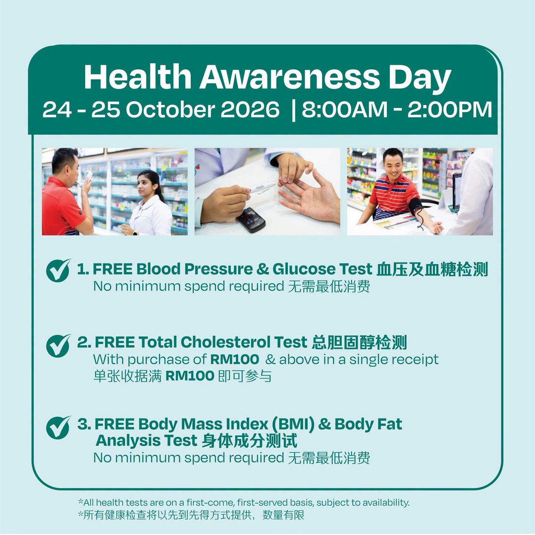 CARiNG-PHARMACY-Thank-You-Day-Promotion-9 24–25 October 2026: CARiNG PHARMACY Thank You Day Promotion in Sandakan, Sabah – Spin & Win, Double Caring Points, Free Gifts, Ice Cream and Health Checks
