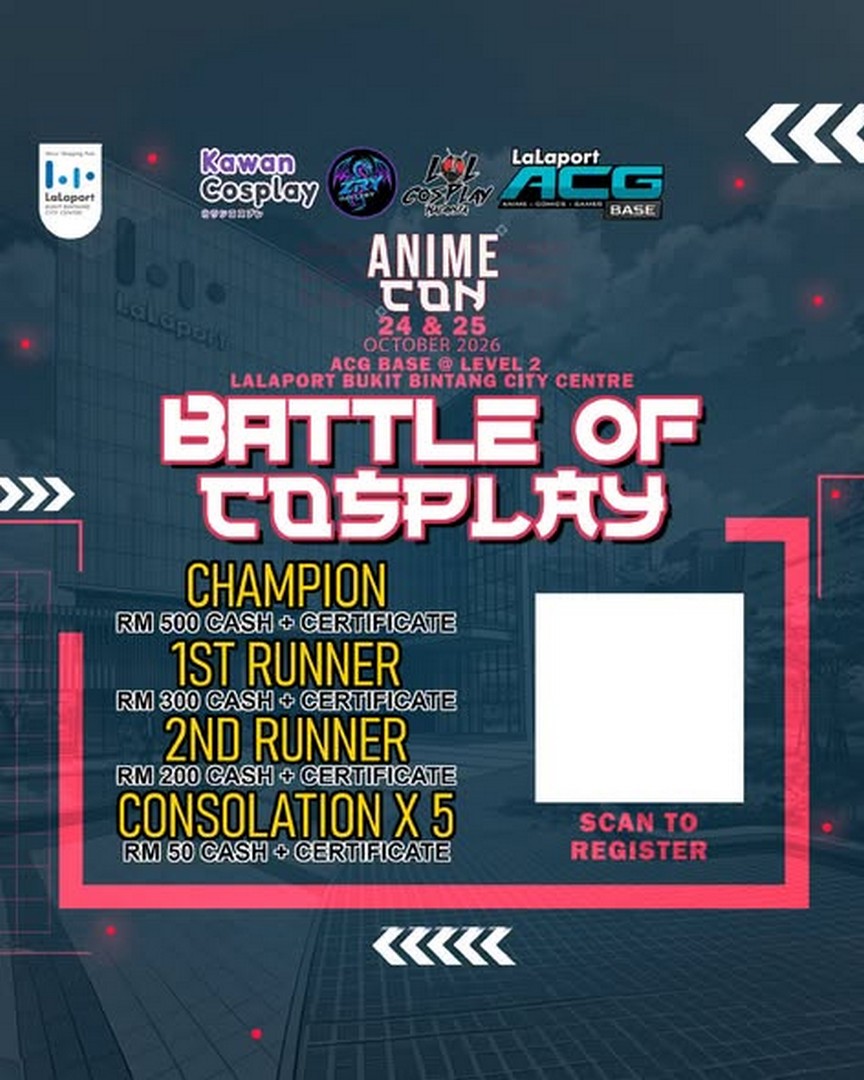 CG-BASE-LaLaport-BBCC-Anime-Convention-Weekend-3 24–25 October 2026: ACG BASE LaLaport BBCC Anime Convention Weekend – Free Entry Anime, Cosplay, Performances and ACG Community Event from 10AM to 10PM