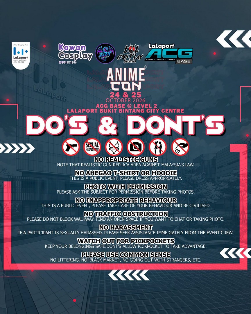 CG-BASE-LaLaport-BBCC-Anime-Convention-Weekend-9 24–25 October 2026: ACG BASE LaLaport BBCC Anime Convention Weekend – Free Entry Anime, Cosplay, Performances and ACG Community Event from 10AM to 10PM