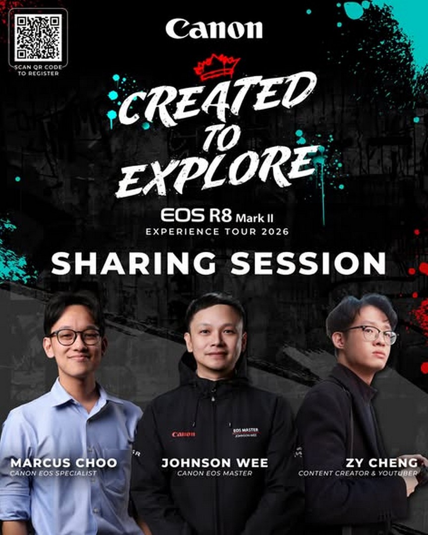 Canon-Malaysia-EOS-R8-Mark-II-Experience-Tour-Kuala-Lumpur-1 24 October 2026: Canon Malaysia: EOS R8 Mark II Experience Tour Kuala Lumpur – Free Photography Experience, Sharing Sessions, Exclusive Door Gifts and Complimentary Camera & Lens Cleaning at The Grounds KL, 5pm–9pm