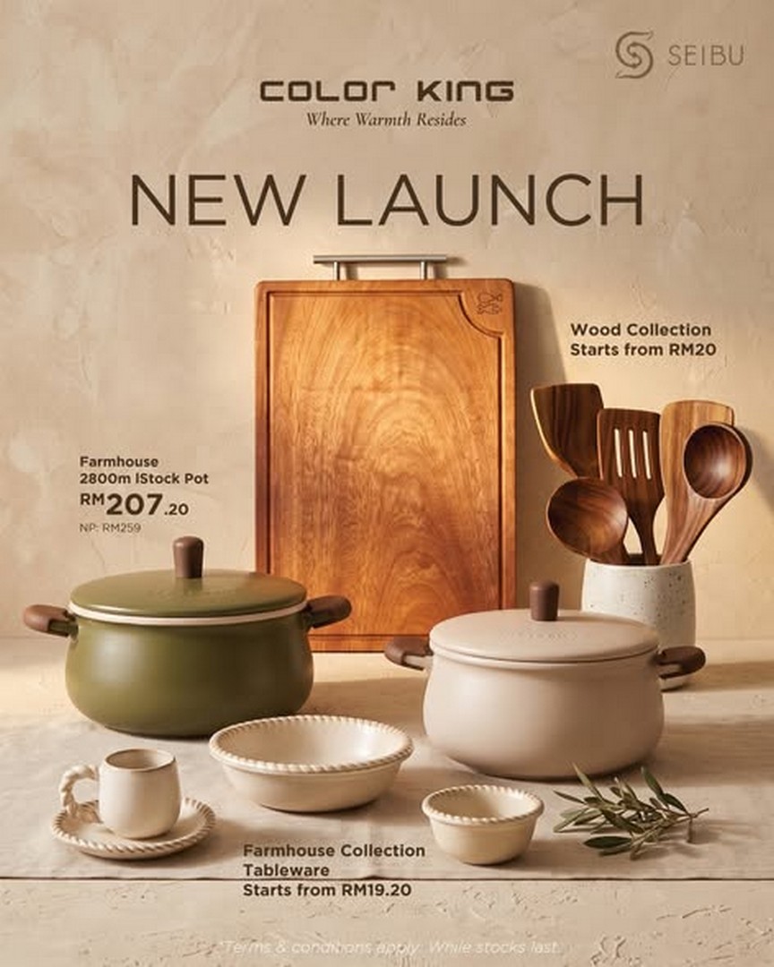 Color-King-7th-Anniversary-Sale-at-SEIBU-The-Exchange-TRX-2 16–28 October 2026: Color King 7th Anniversary Sale at SEIBU The Exchange TRX – Up to 70% Off Selected Kitchen Items and a Chance to Win RM800 Cash