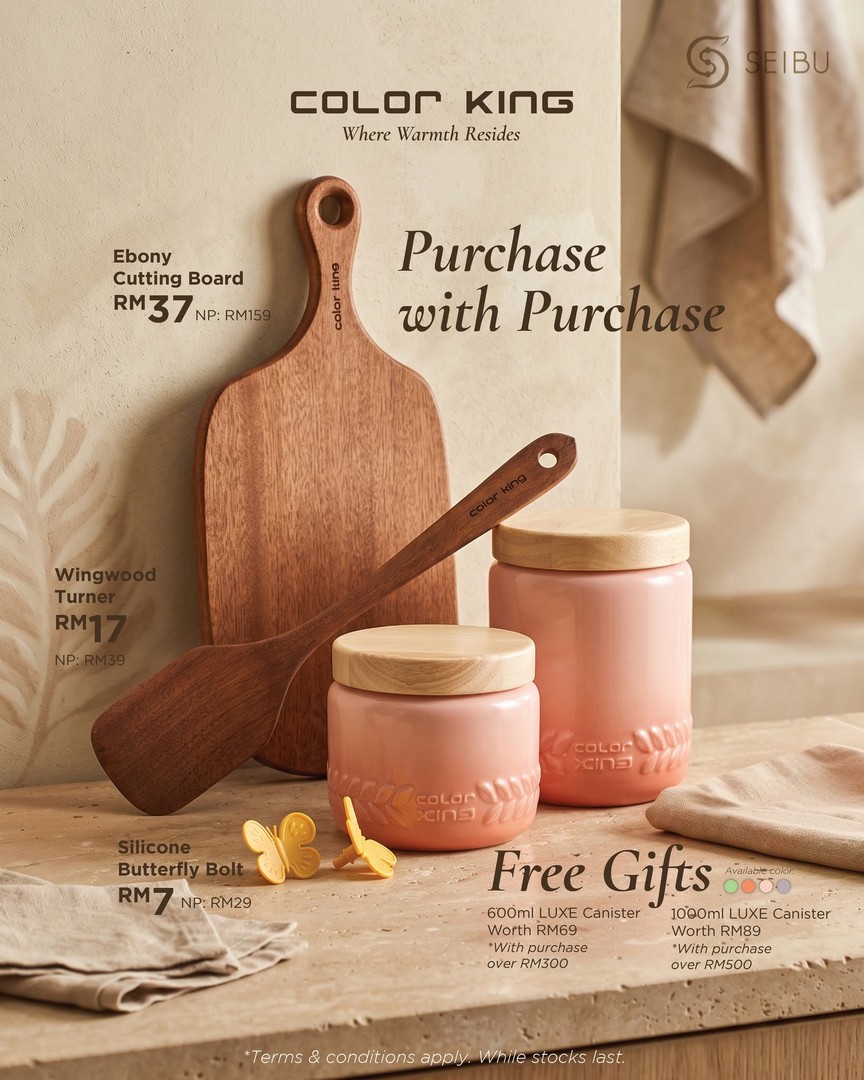 Color-King-7th-Anniversary-Sale-at-SEIBU-The-Exchange-TRX-5 16–28 October 2026: Color King 7th Anniversary Sale at SEIBU The Exchange TRX – Up to 70% Off Selected Kitchen Items and a Chance to Win RM800 Cash