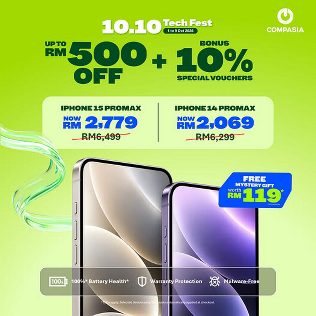 CompAsia-Malaysia-10.10-Sale-with-Up-to-RM500-OFF 5 October 2026 onwards: CompAsia Malaysia: 10.10 Sale with Up to RM500 OFF and Special Vouchers