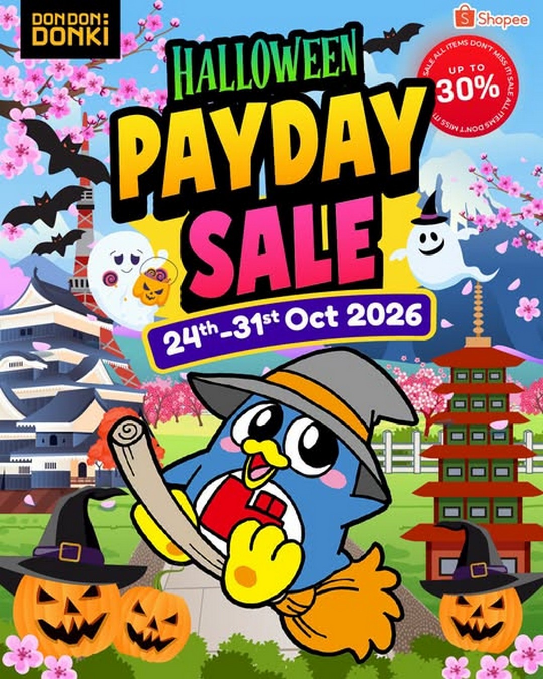 DON-DON-DONKI-Malaysia-Shopee-Payday-Halloween-Sale 24–31 October 2026: DON DON DONKI Malaysia Shopee Payday Halloween Sale – RM10 Japanese Favourites & Up to 30% Off Storewide Online Deals