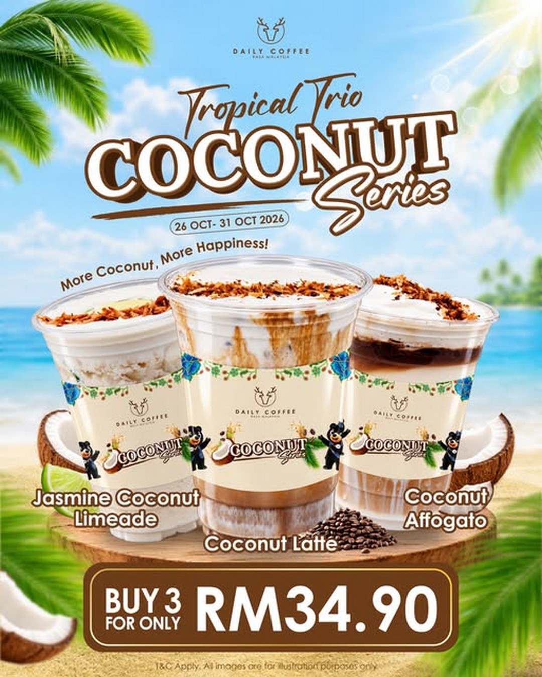Daily-Coffee-Coconut-Drinks-Promotion-–-Buy-3-Tropical-Favourites 26–31 October 2026: Daily Coffee Coconut Drinks Promotion – Buy 3 Tropical Favourites for Only RM34.90