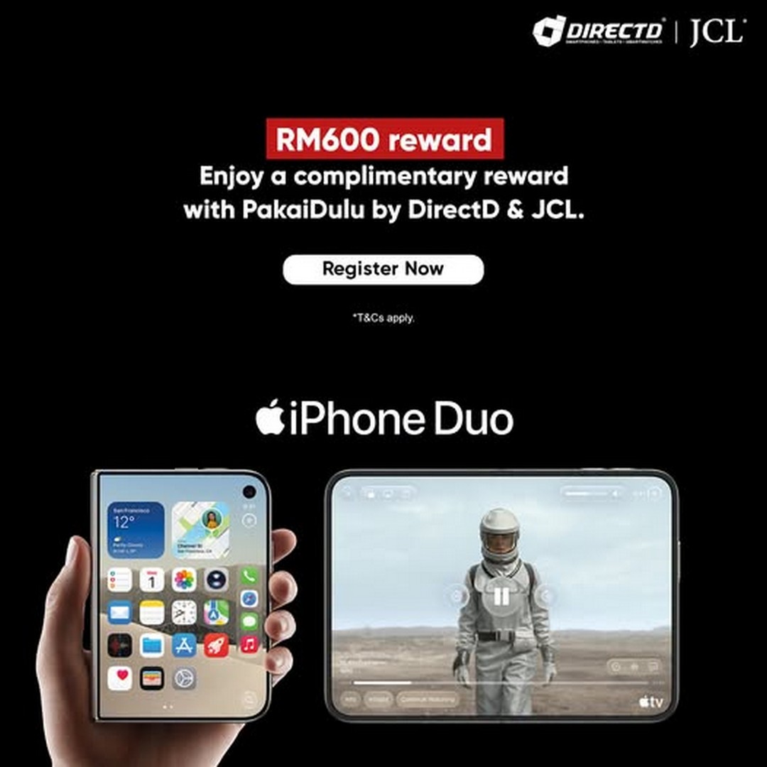 DirectD-New-iPhone-Duo-Launch-Promotion 23 October 2026 onwards: DirectD New iPhone Duo Launch Promotion – Apply with JCL for Complimentary RM600 Rewards at Selected Outlets