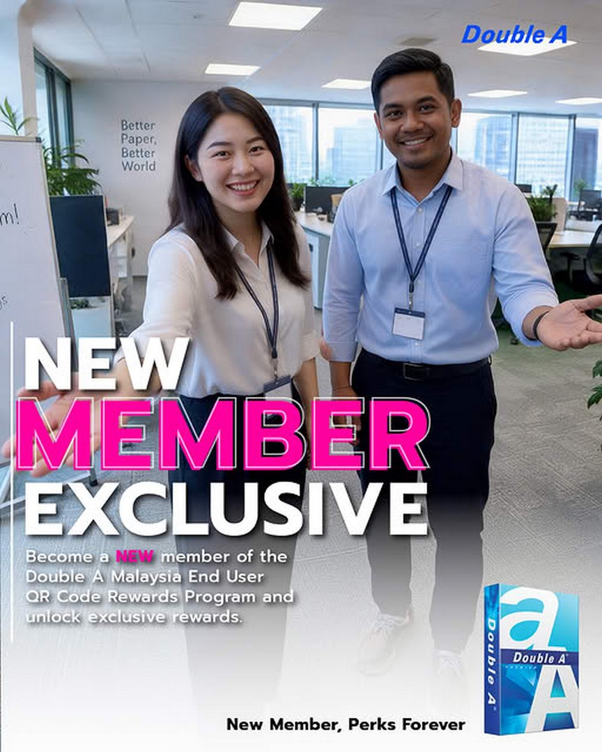 Double-A-Malaysia-QR-Code-Rewards-Promotion Now Until 31 October 2026: Double A Malaysia QR Code Rewards Promotion – Get a RM10 Touch ‘n Go E-Voucher by Scanning 2 Cartons of A4 80gsm Paper