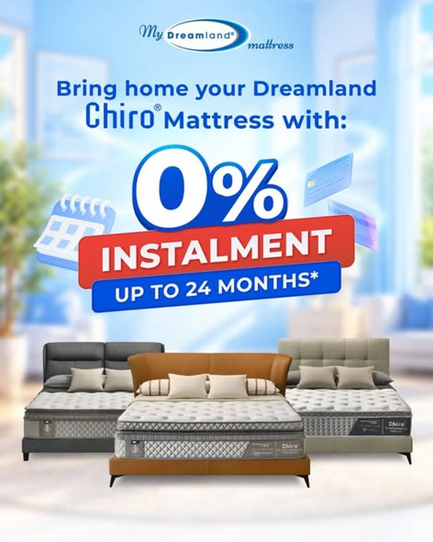 Dreamland-Malaysia-CHIRO®-Mattress-Promotion-From-RM49-1 1 October 2026 onwards: Dreamland Malaysia: CHIRO® Mattress Promotion From RM49/Month With 0% Instalments, Free Delivery & Old Mattress Disposal