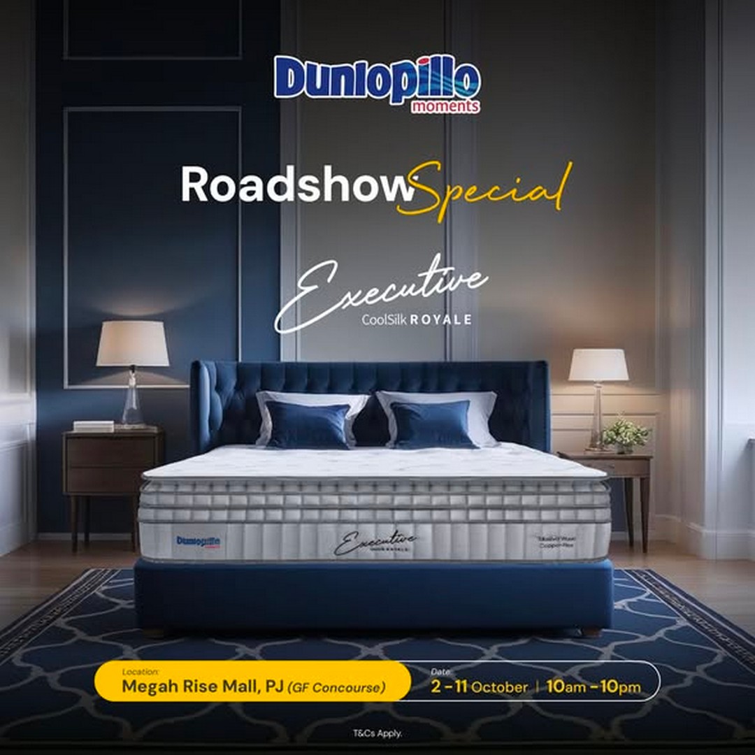 Dunlopillo-Malaysia-Mattress-Roadshow-Promotion-at-Megah-Rise-Mall-2 2-11 October 2026: Dunlopillo Malaysia: Mattress Roadshow Promotion at Megah Rise Mall, PJ with Roadshow-Exclusive Offers and Comfort Testing
