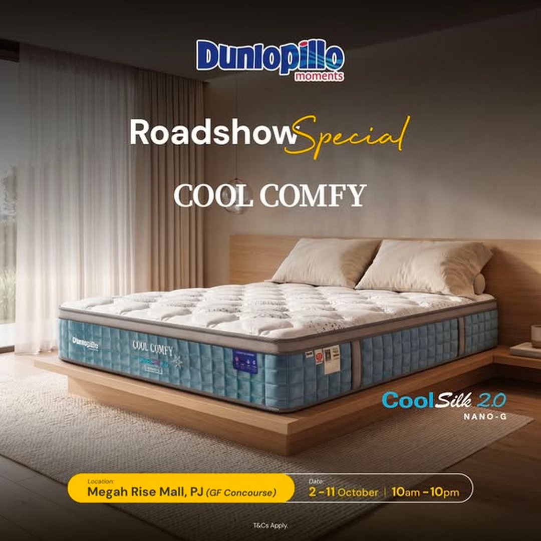 Dunlopillo-Malaysia-Mattress-Roadshow-Promotion-at-Megah-Rise-Mall-3 2-11 October 2026: Dunlopillo Malaysia: Mattress Roadshow Promotion at Megah Rise Mall, PJ with Roadshow-Exclusive Offers and Comfort Testing