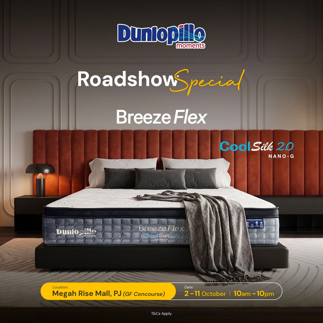 Dunlopillo-Malaysia-Mattress-Roadshow-Promotion-at-Megah-Rise-Mall-4 2-11 October 2026: Dunlopillo Malaysia: Mattress Roadshow Promotion at Megah Rise Mall, PJ with Roadshow-Exclusive Offers and Comfort Testing