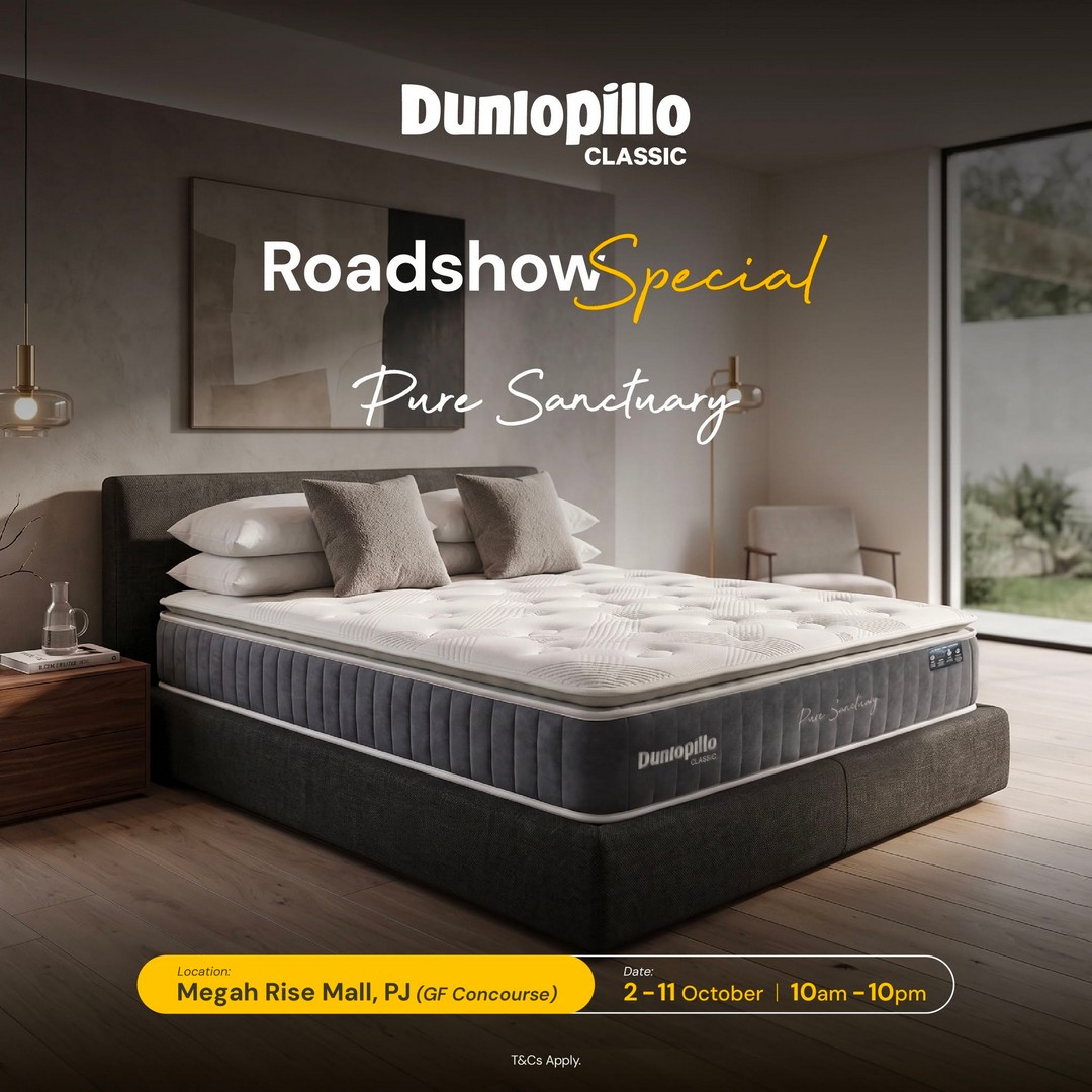 Dunlopillo-Malaysia-Mattress-Roadshow-Promotion-at-Megah-Rise-Mall-5 2-11 October 2026: Dunlopillo Malaysia: Mattress Roadshow Promotion at Megah Rise Mall, PJ with Roadshow-Exclusive Offers and Comfort Testing