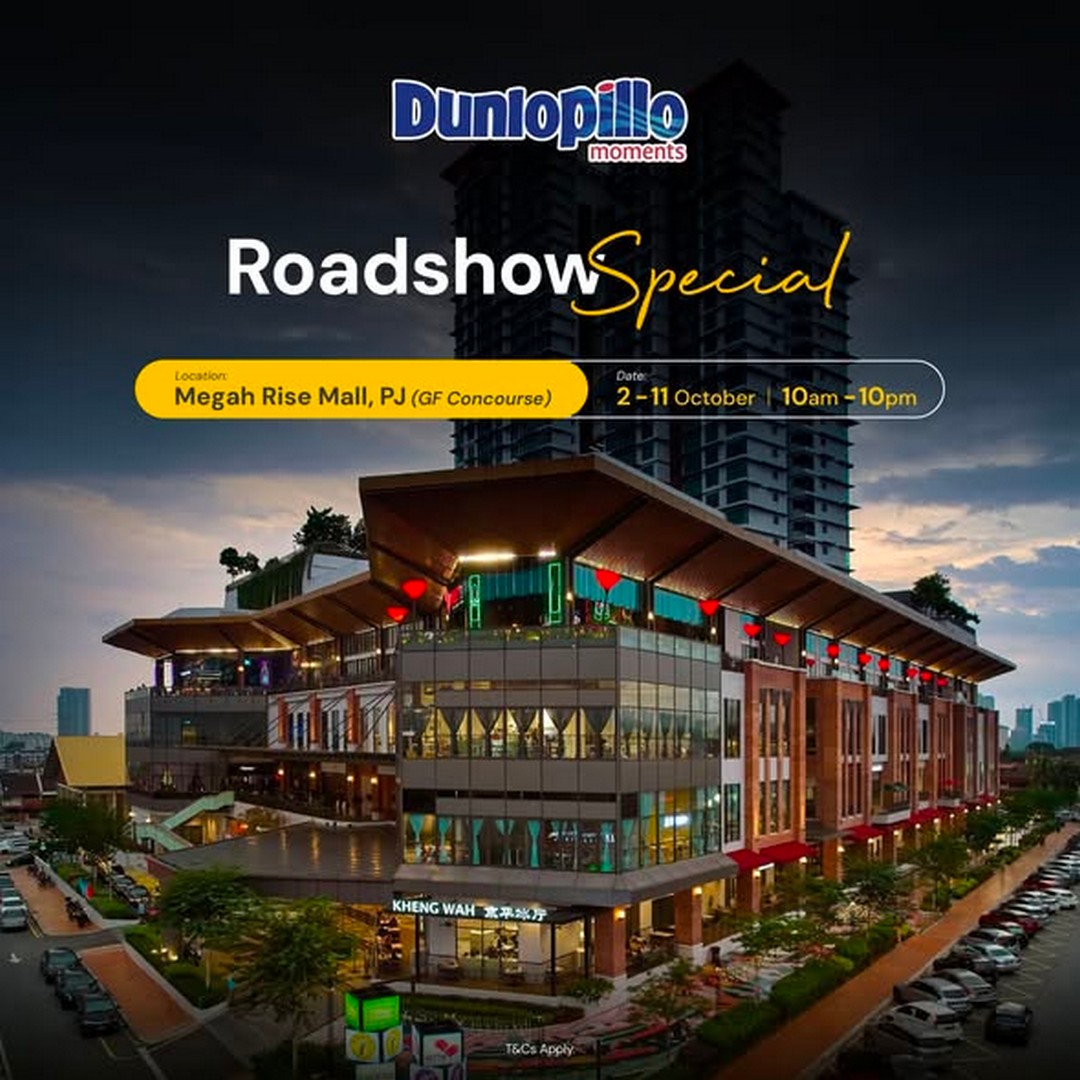Dunlopillo-Malaysia-Mattress-Roadshow-Promotion-at-Megah-Rise-Mall 2-11 October 2026: Dunlopillo Malaysia: Mattress Roadshow Promotion at Megah Rise Mall, PJ with Roadshow-Exclusive Offers and Comfort Testing