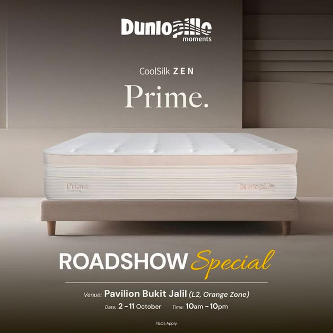 Dunlopillo-Malaysia-Mattress-Roadshow-Promotion-at-Pavilion-Bukit-Jalil-2 2–11 October 2026: Dunlopillo Malaysia: Mattress Roadshow Promotion at Pavilion Bukit Jalil, L2 Orange Zone