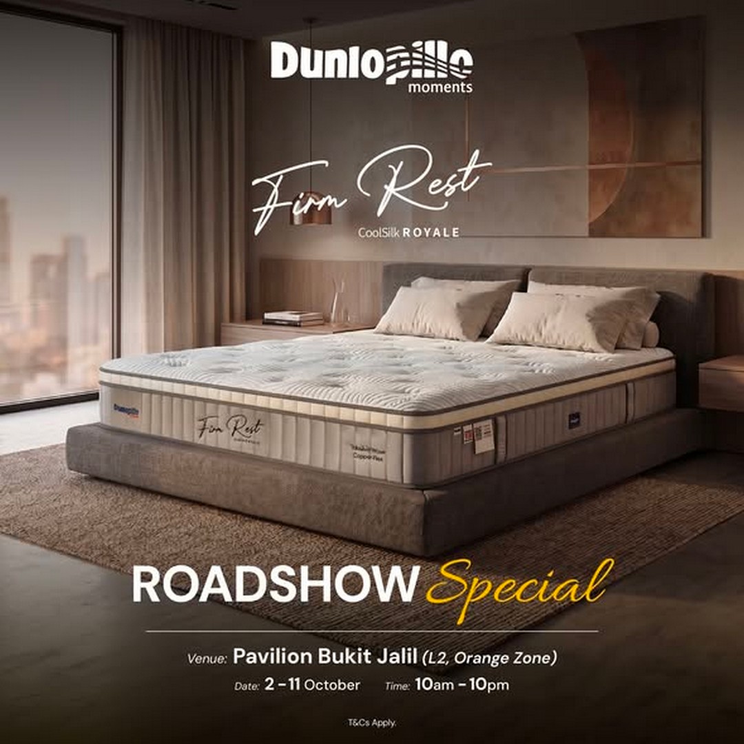 Dunlopillo-Malaysia-Mattress-Roadshow-Promotion-at-Pavilion-Bukit-Jalil-3 2–11 October 2026: Dunlopillo Malaysia: Mattress Roadshow Promotion at Pavilion Bukit Jalil, L2 Orange Zone
