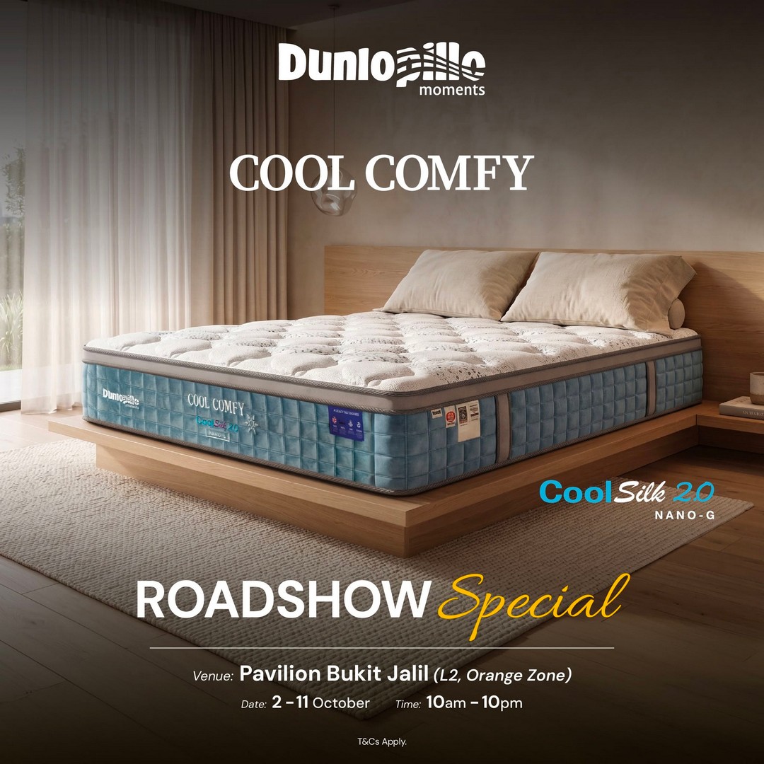 Dunlopillo-Malaysia-Mattress-Roadshow-Promotion-at-Pavilion-Bukit-Jalil-5 2–11 October 2026: Dunlopillo Malaysia: Mattress Roadshow Promotion at Pavilion Bukit Jalil, L2 Orange Zone