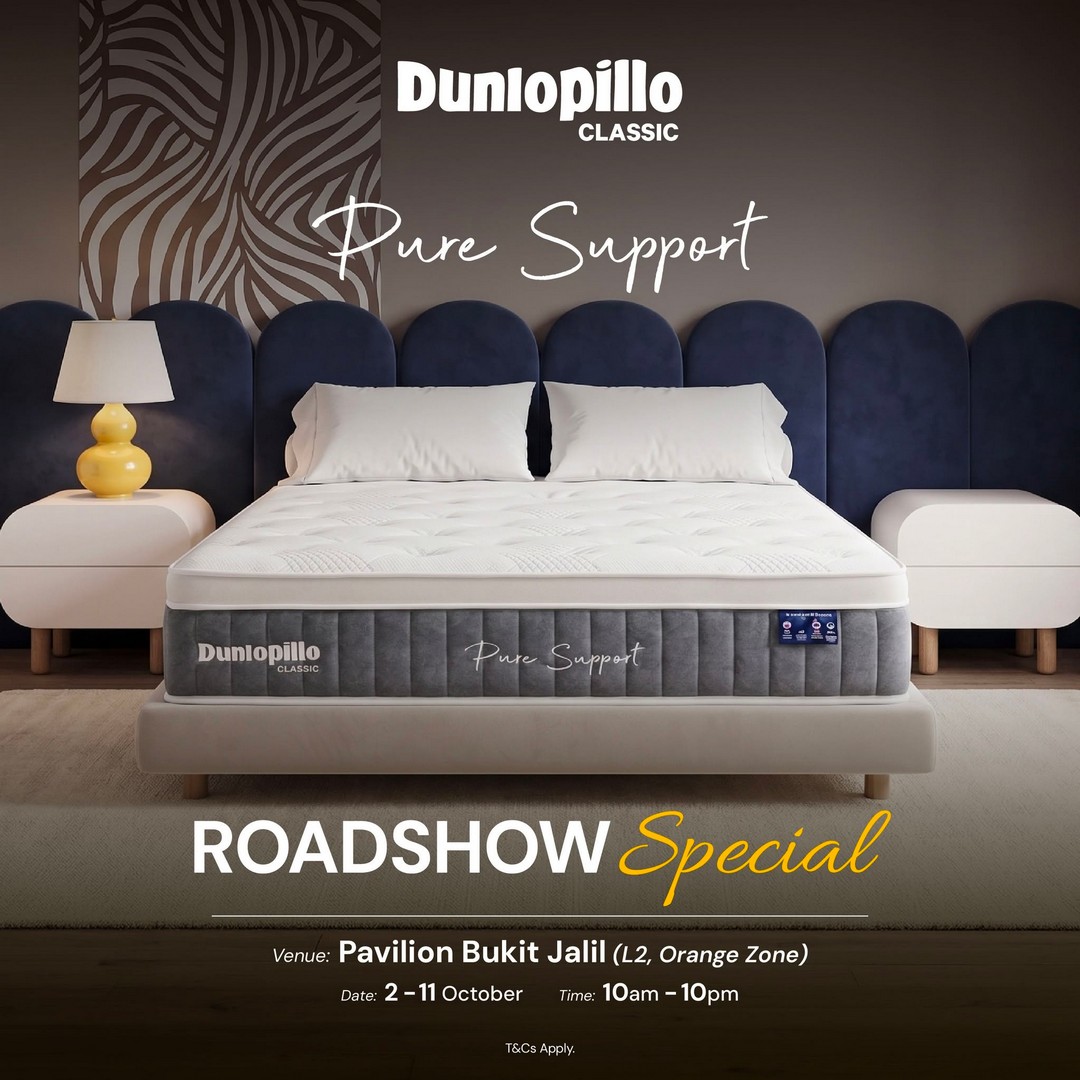 Dunlopillo-Malaysia-Mattress-Roadshow-Promotion-at-Pavilion-Bukit-Jalil-6 2–11 October 2026: Dunlopillo Malaysia: Mattress Roadshow Promotion at Pavilion Bukit Jalil, L2 Orange Zone