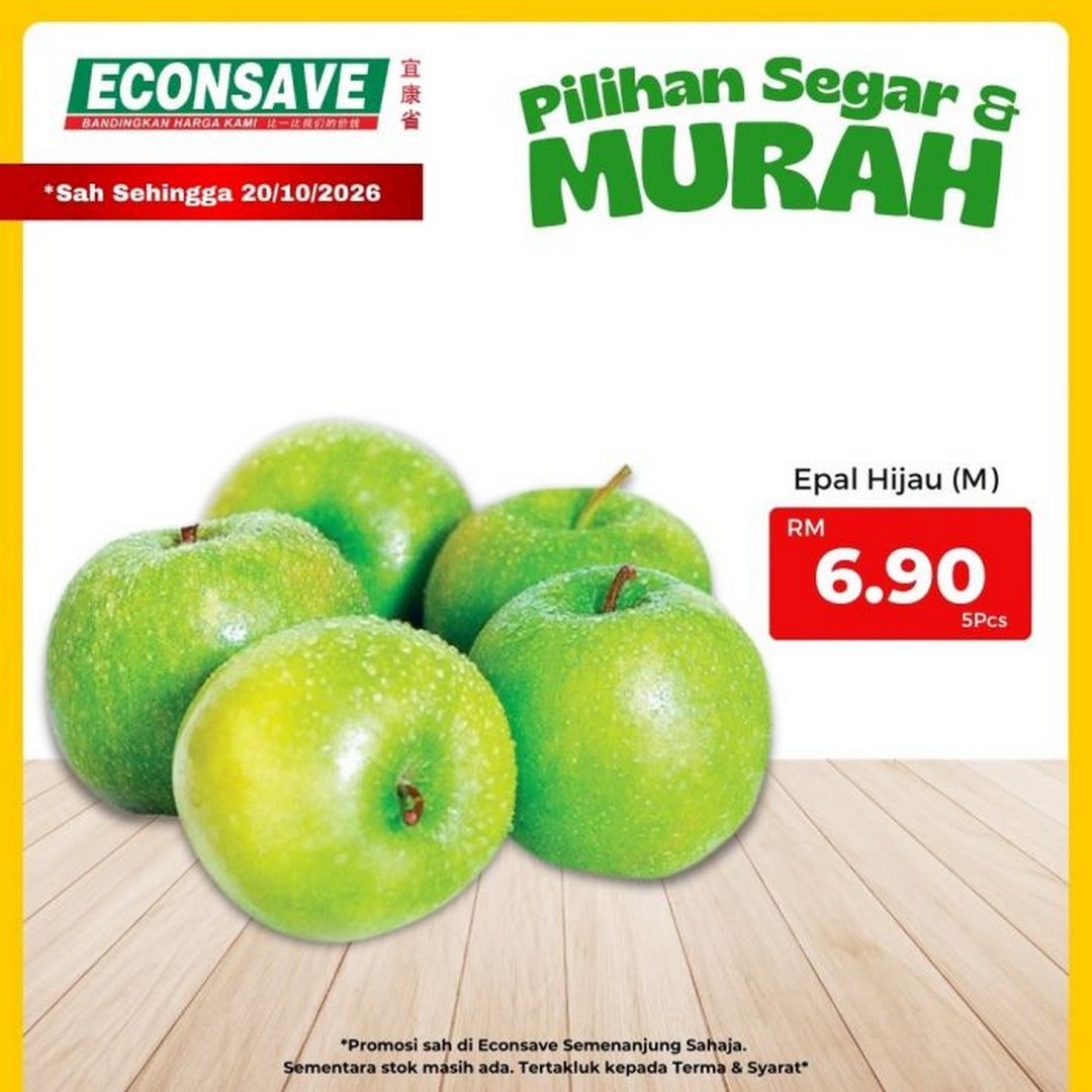 Econsave-Pilihan-Segar-Murah-Promotion-–-Fresh-Fruits-Vegetables-2 14-20 October 2026: Econsave: Pilihan Segar & Murah Promotion – Fresh Fruits, Vegetables, Seafood and Meat from RM4.99 in Malaysia