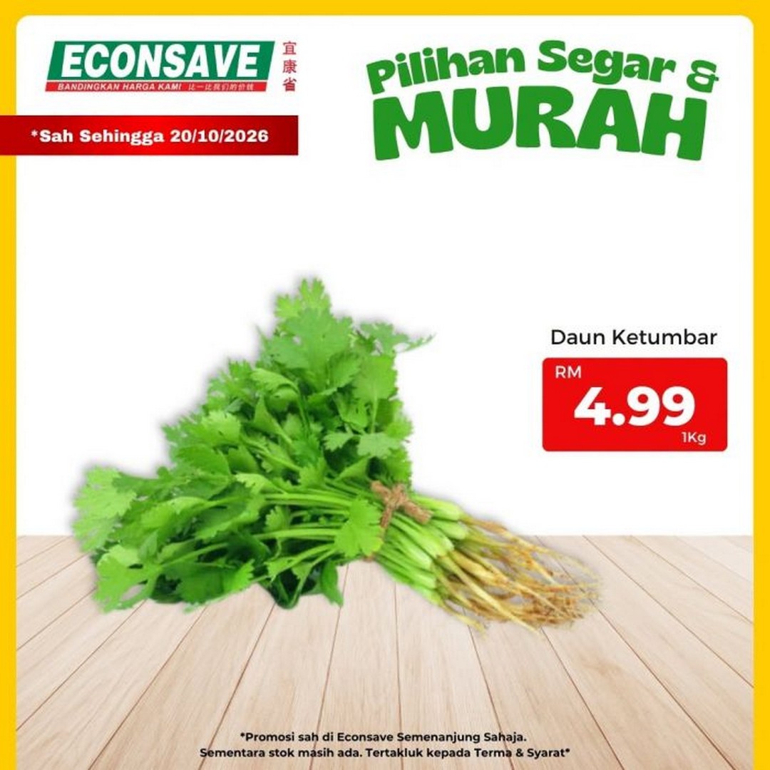 Econsave-Pilihan-Segar-Murah-Promotion-–-Fresh-Fruits-Vegetables-4 14-20 October 2026: Econsave: Pilihan Segar & Murah Promotion – Fresh Fruits, Vegetables, Seafood and Meat from RM4.99 in Malaysia