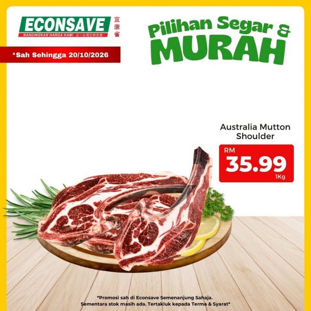 Econsave-Pilihan-Segar-Murah-Promotion-–-Fresh-Fruits-Vegetables-7 14-20 October 2026: Econsave: Pilihan Segar & Murah Promotion – Fresh Fruits, Vegetables, Seafood and Meat from RM4.99 in Malaysia